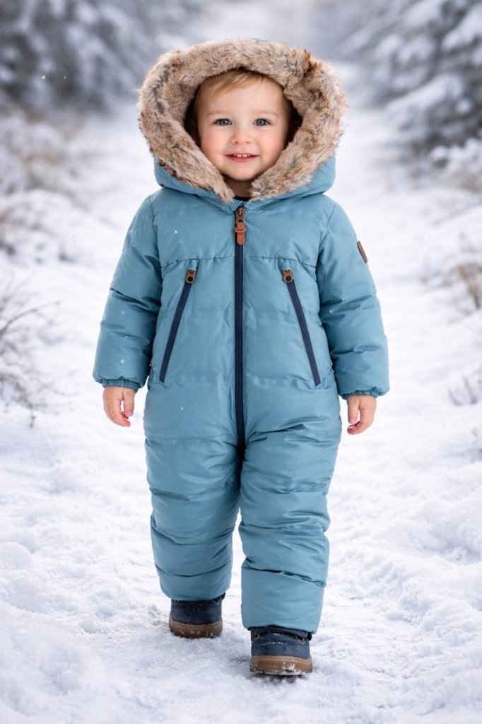 Водонепроникний зимовий комбінезон Блакитний