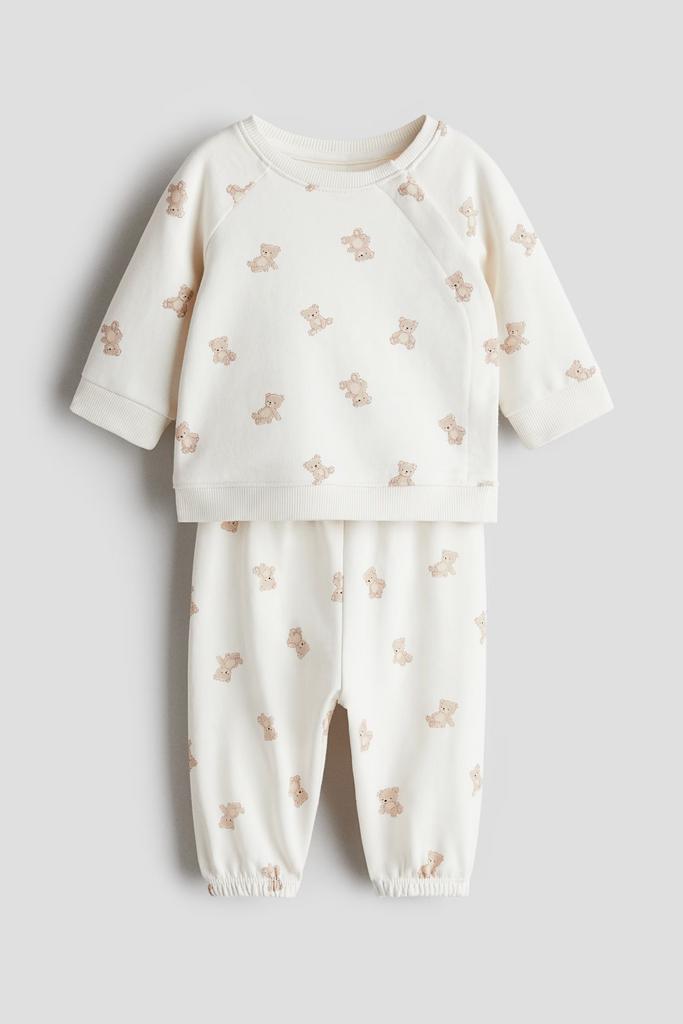 Бавовняний комплект з принтом