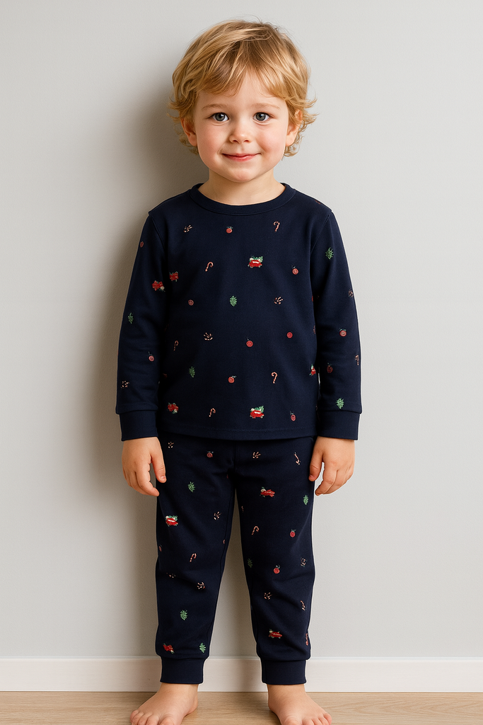 Піжама новорічний принт