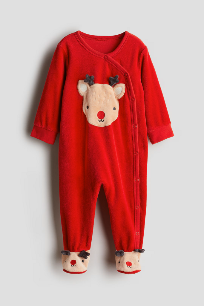 Флісовий комбінезон на кнопках Червоний