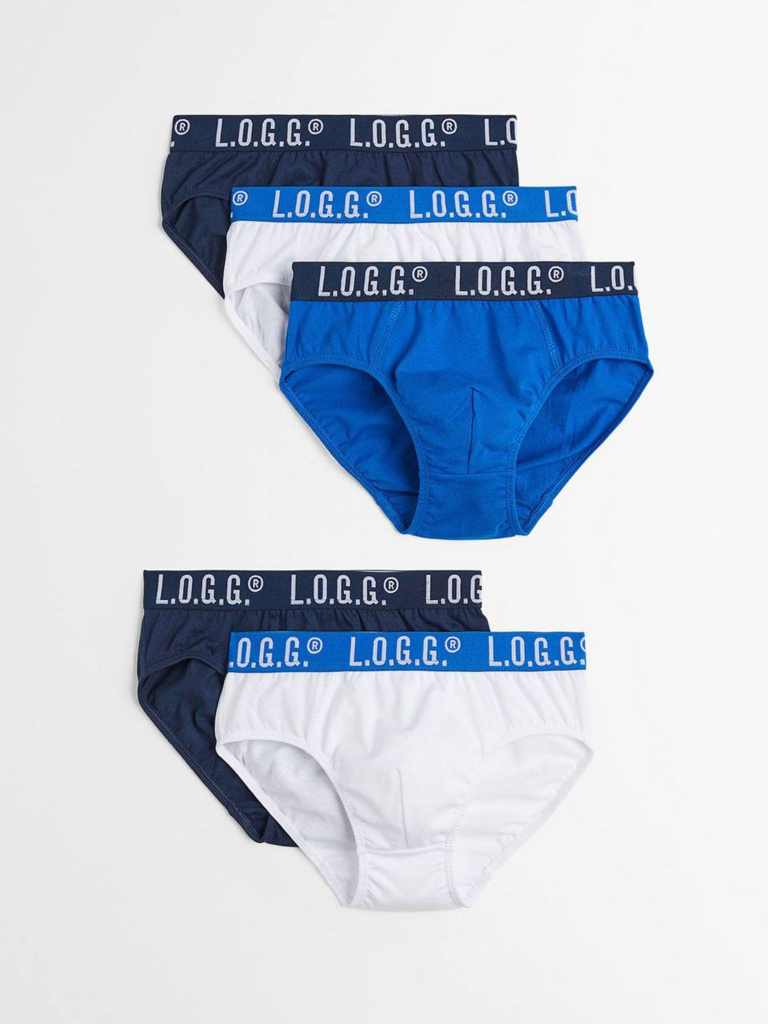 Комплект трусів з масивною еластичною резинкою 5 шт Кольорові