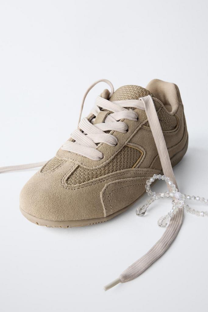 Кросівки з намистинами Коричневі