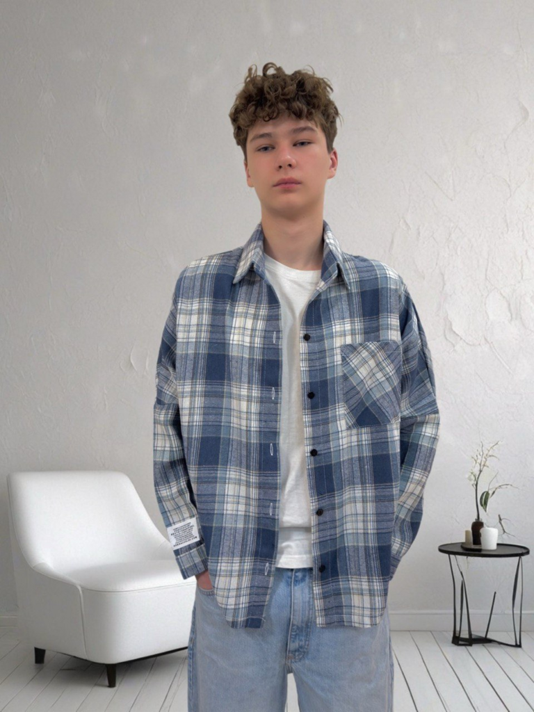 Стильна картата сорочка