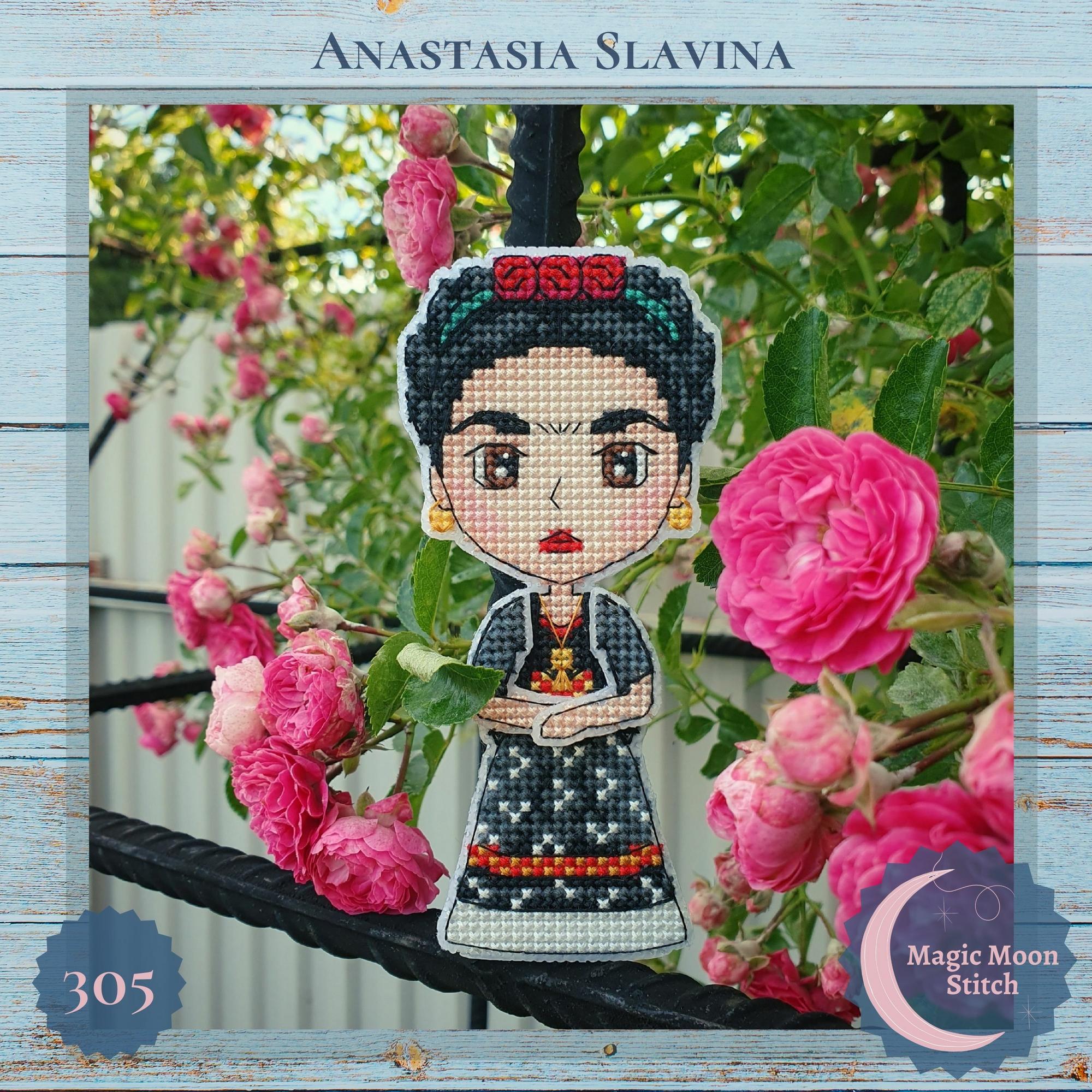Frida - 3D cross stitch pattern