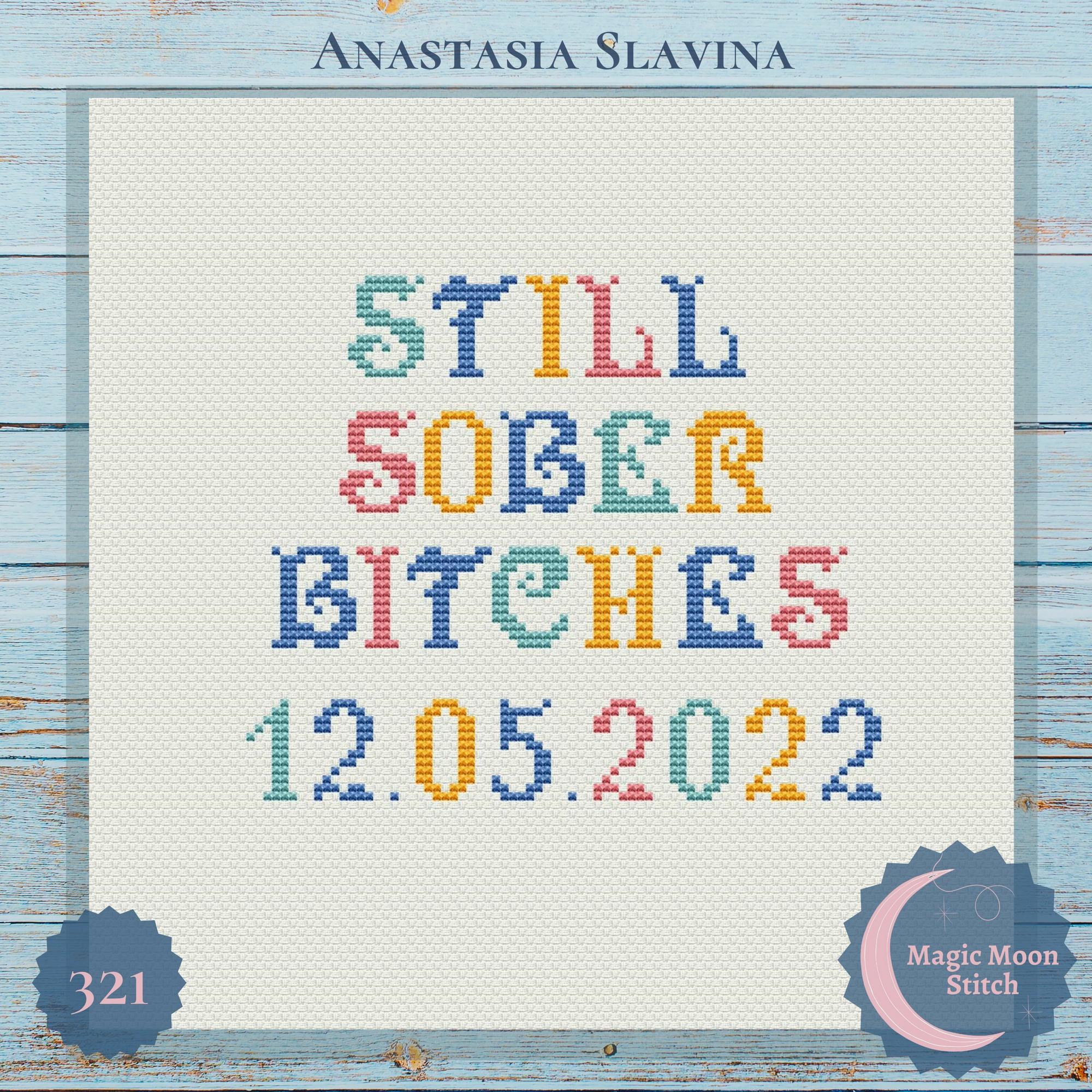 Still sober - cross stitch pattern
