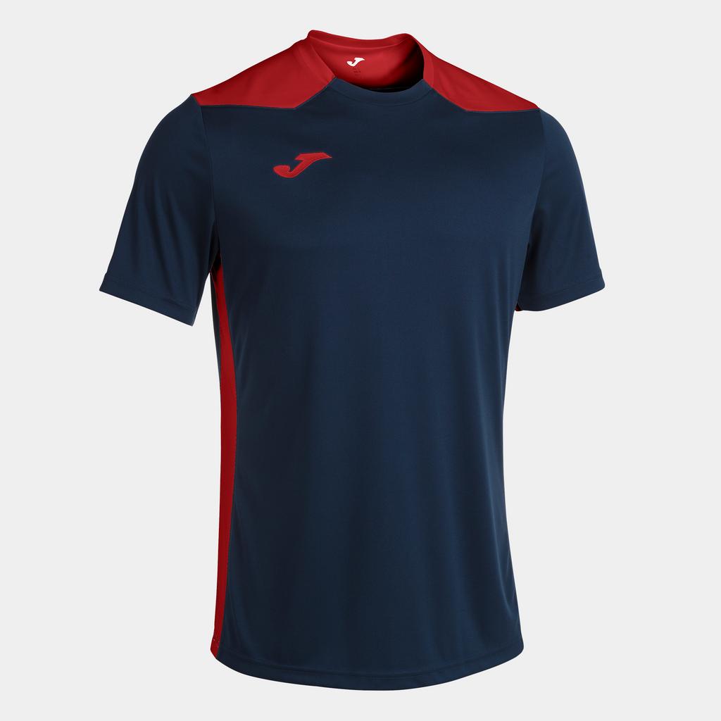 Футболка JOMA - CHAMPIONSHIP VI SHORT SLEEVE T-SHIRT NAVY RED