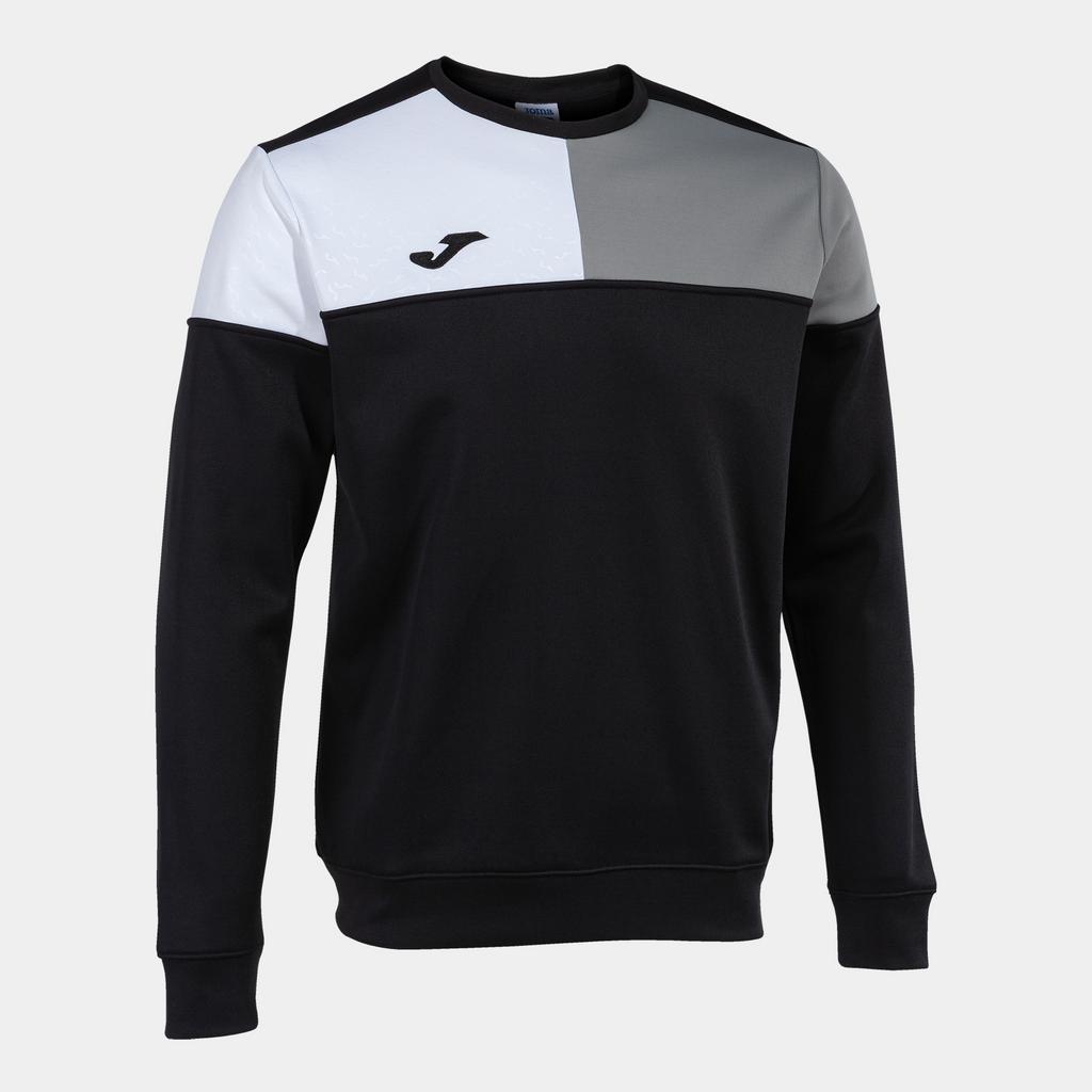 Толстовка JOMA - CREW V SWEATSHIRT GREY WHITE