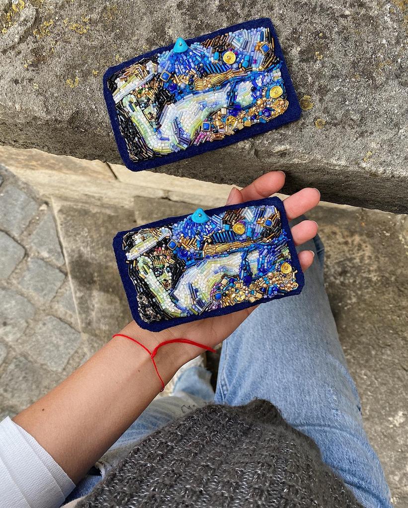 BROOCH  “ Падший демон “ , Врубель