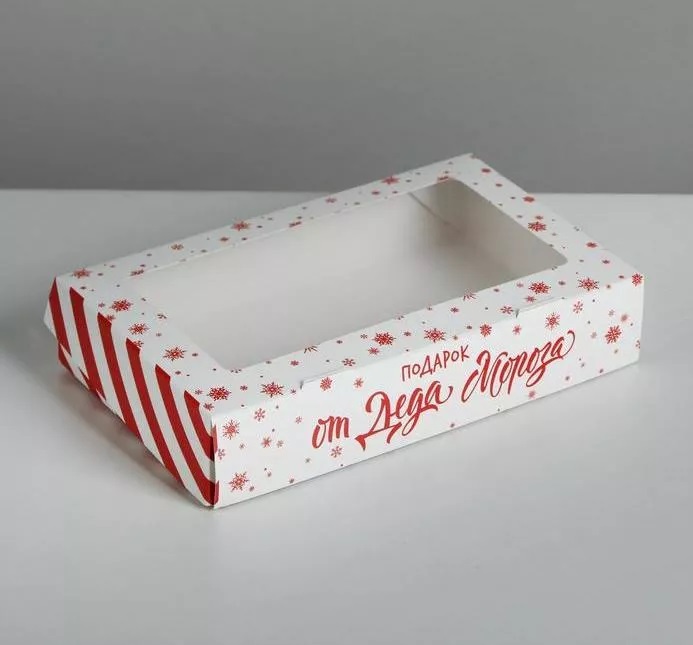Подарочная упаковка «Подарок от Деда Мороза», 20 × 12 × 4 см
