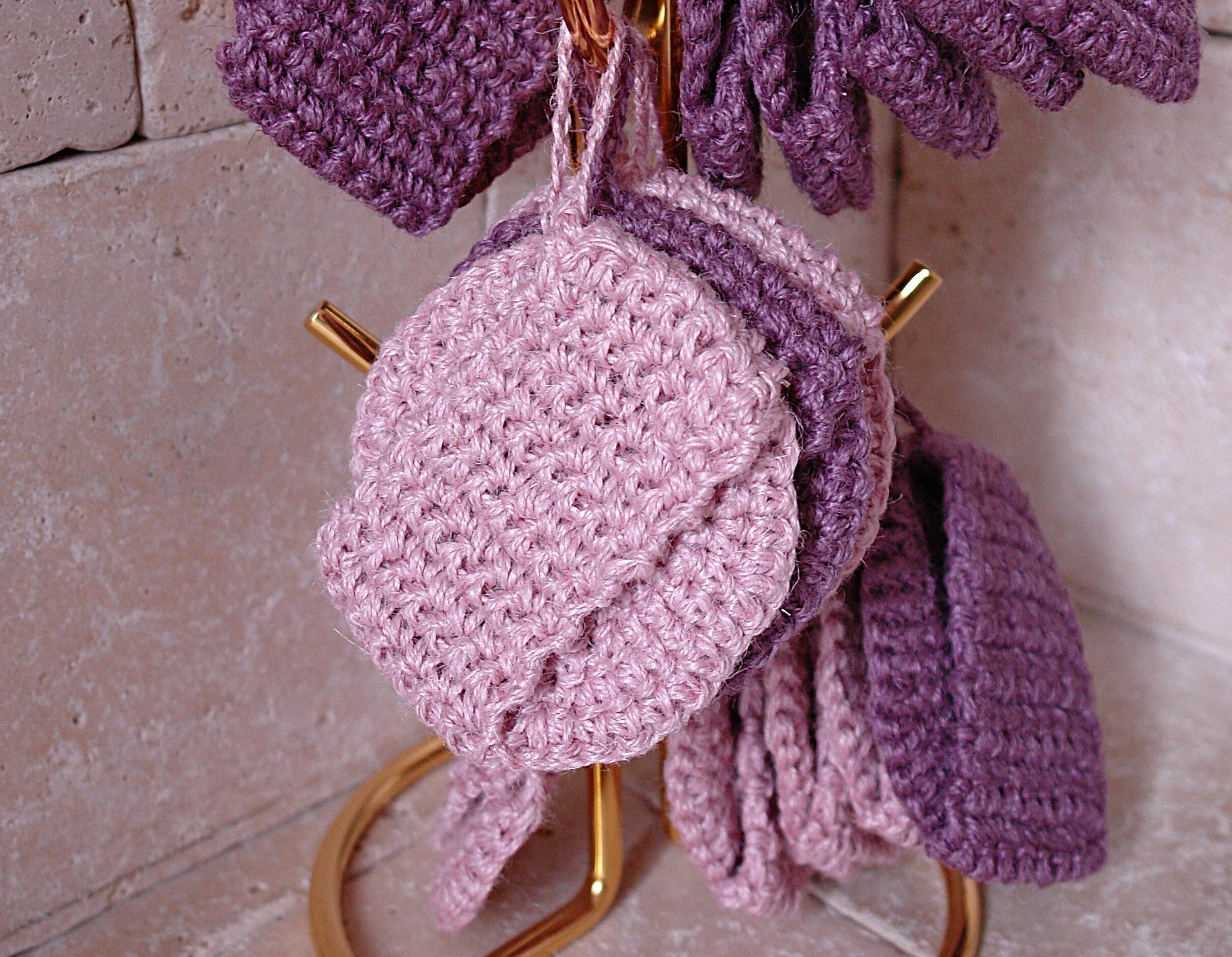 Мочалка из натурального растительного волокна "Круглая"