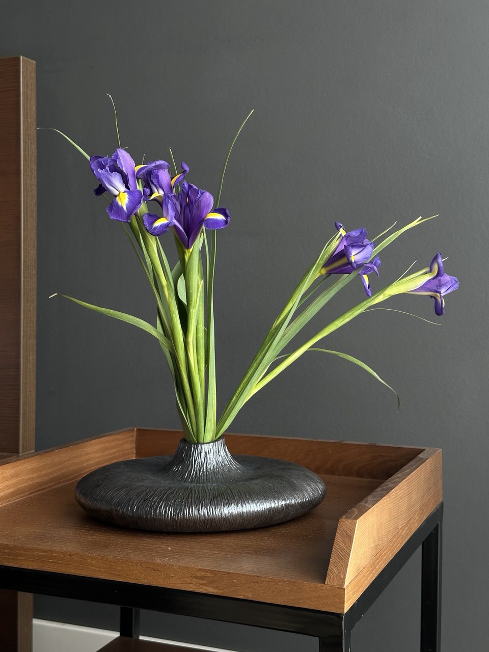 Плоская ваза