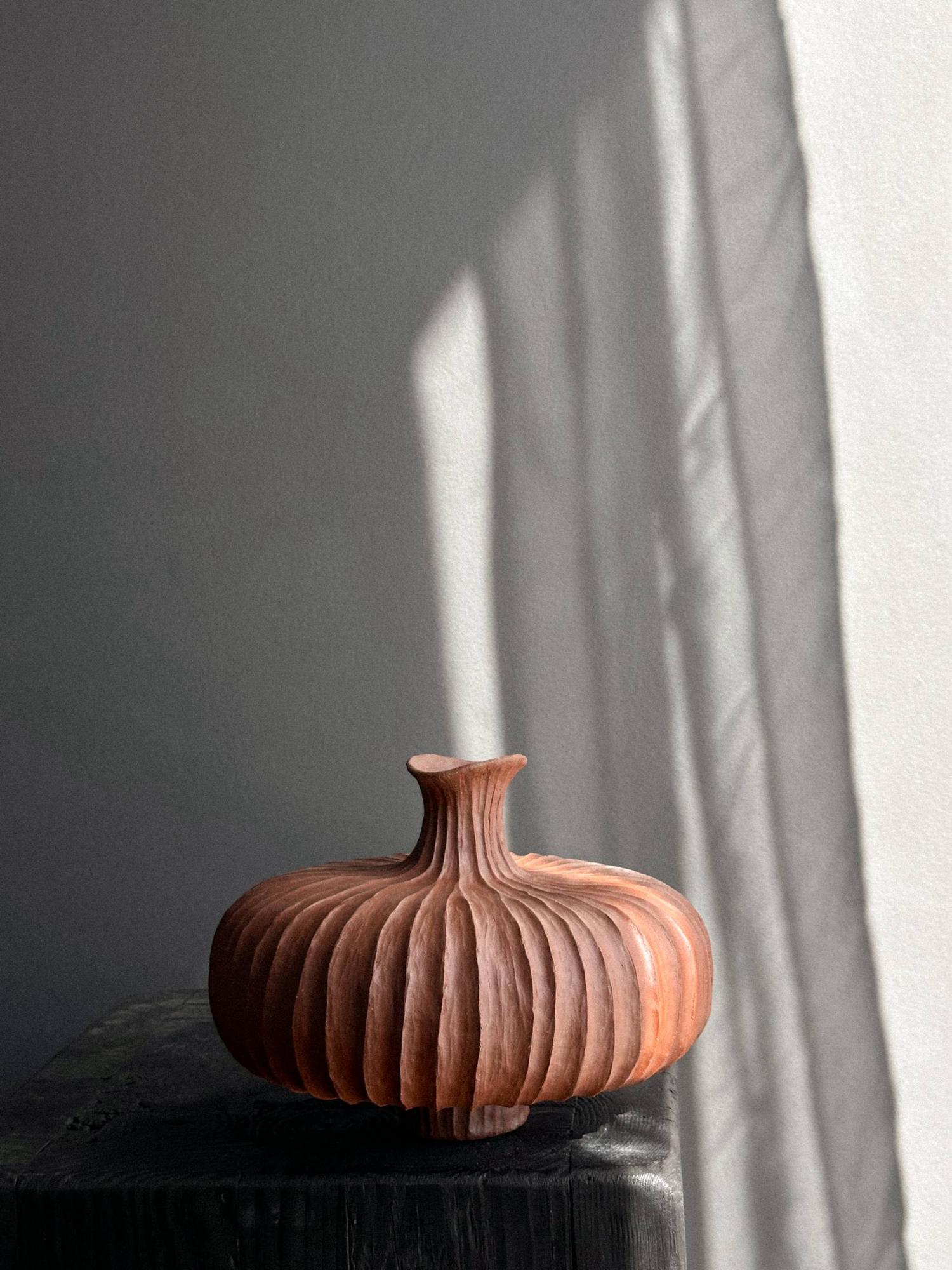 Ваза "Семя" красная