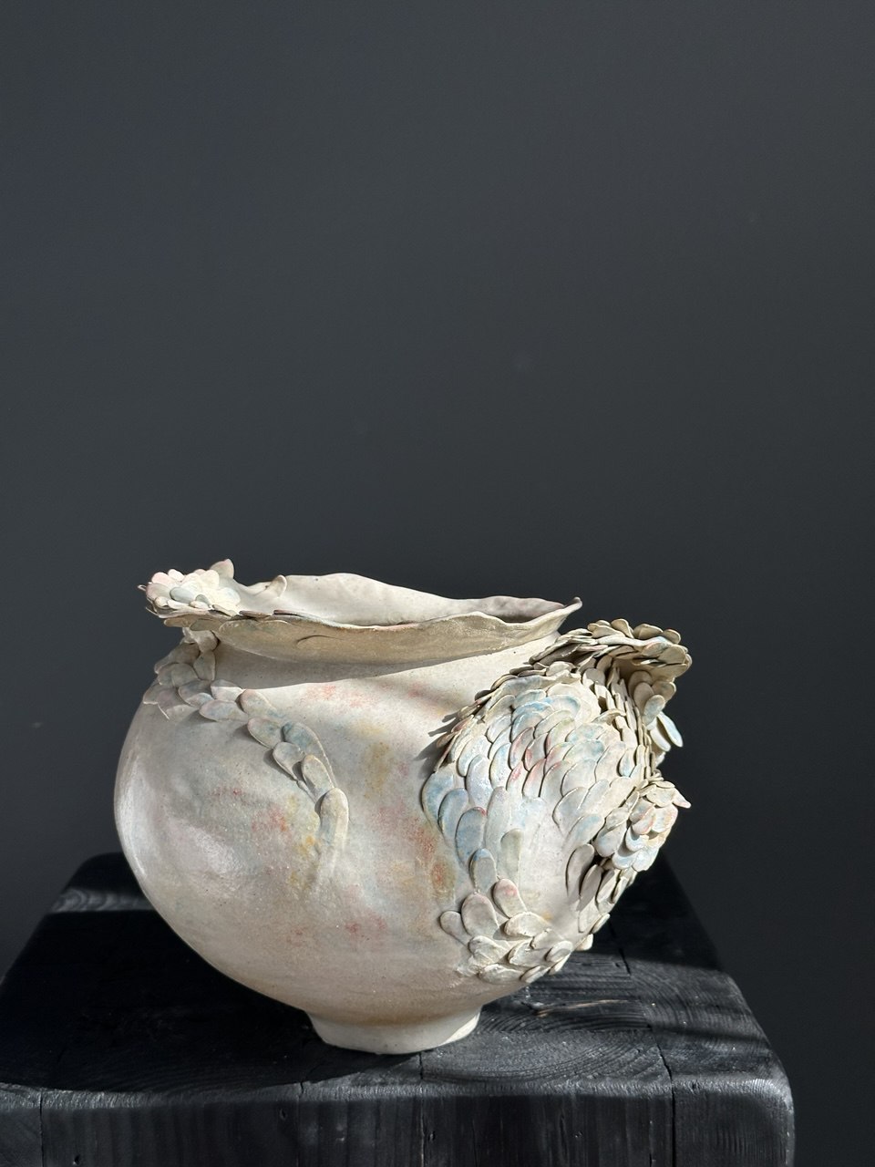 Ваза "Перистые на закате"