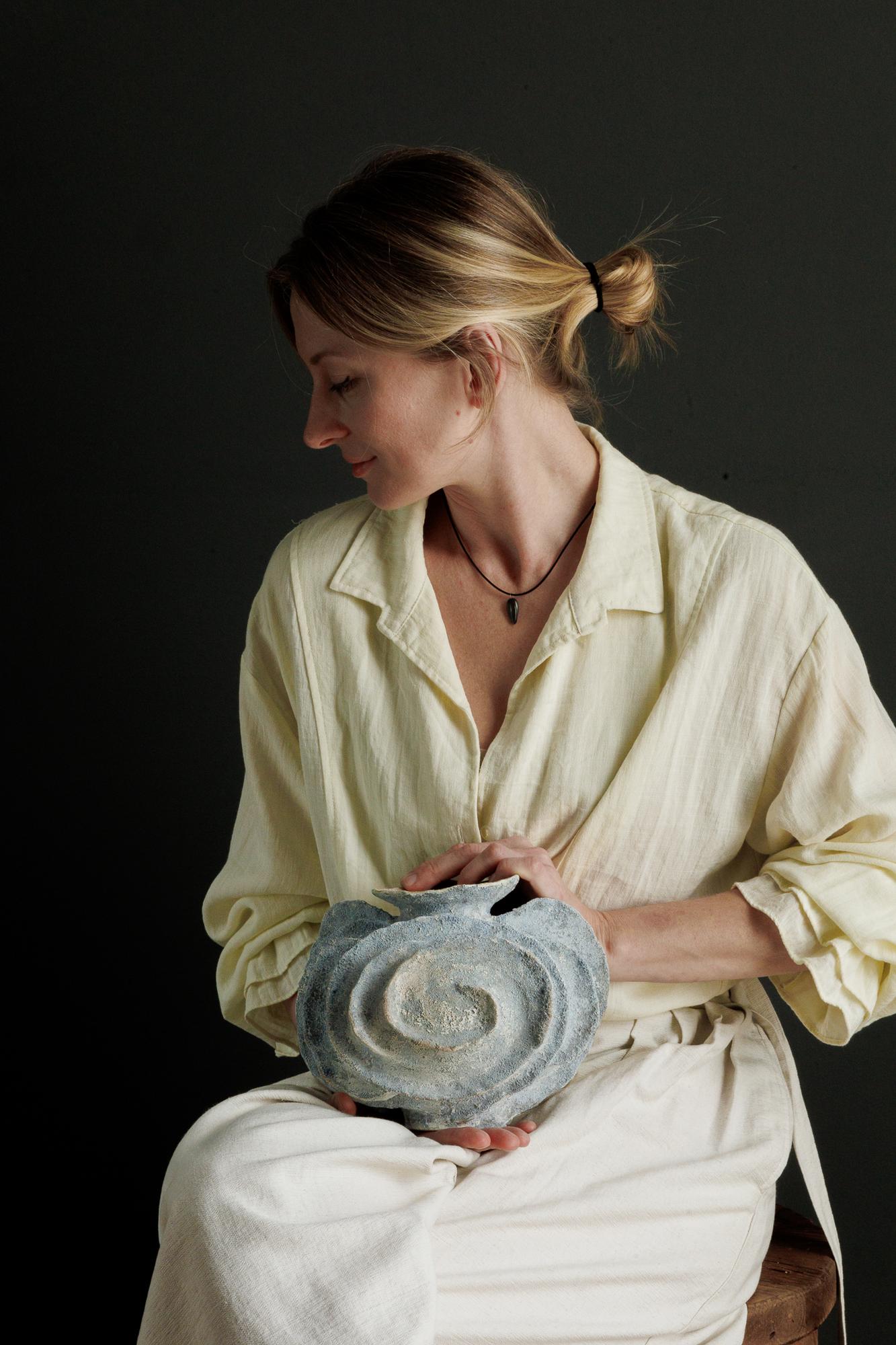 Ваза скульптурная "Небесное"