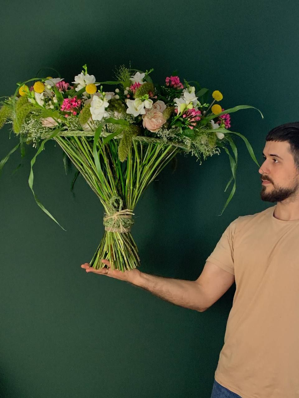 Special mix spiral bouquet