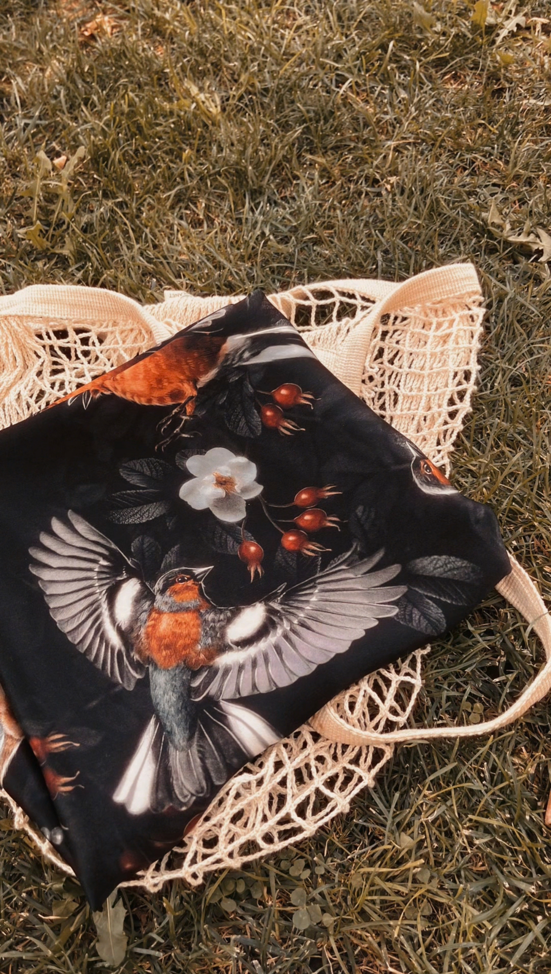 Платок "Зяблики"