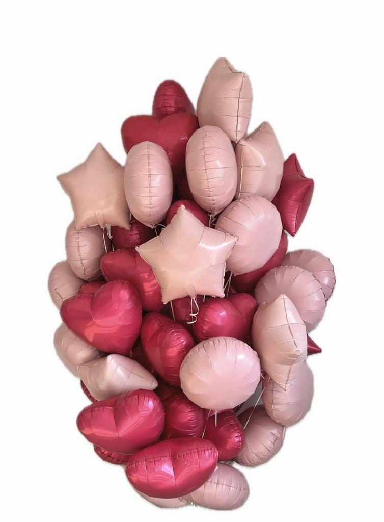 Strawberry balloon bunch