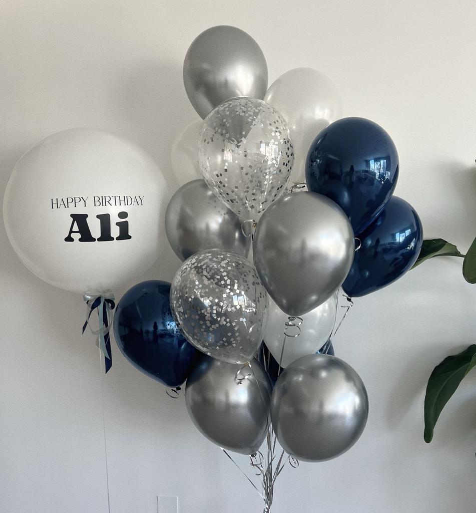 Simple GENT Balloons Bunch