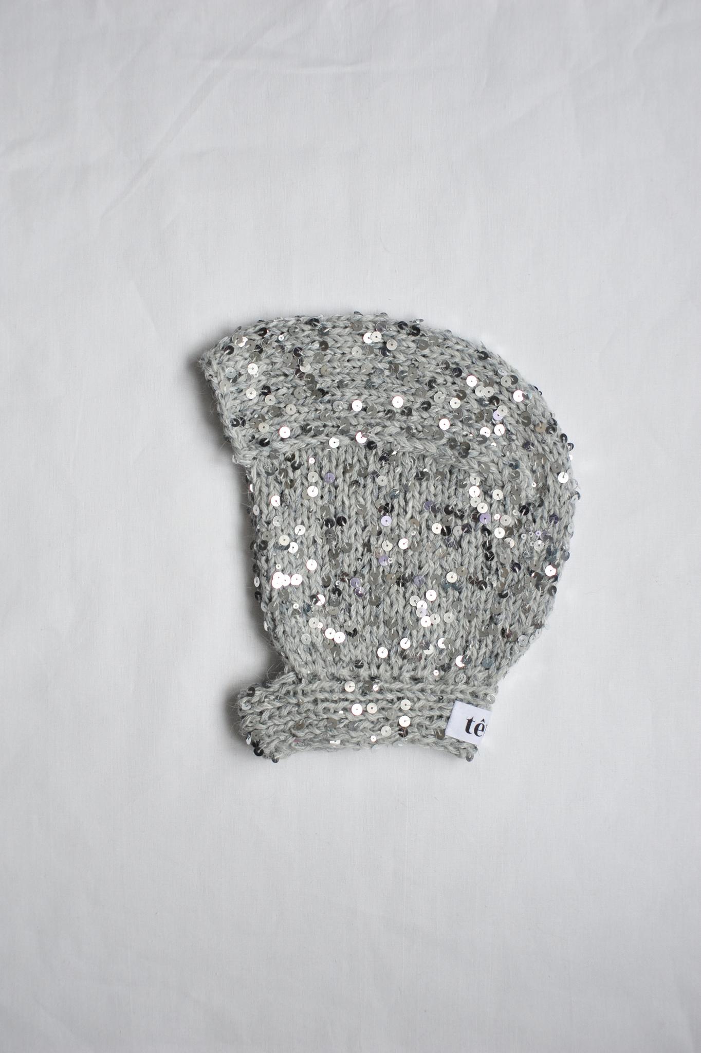 Silver sequin bonnet