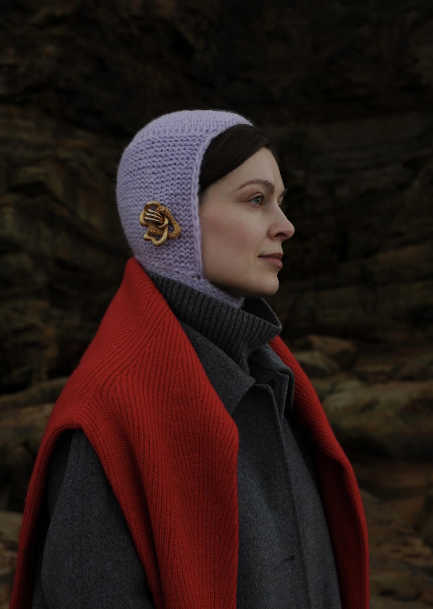 Lavender bonnet