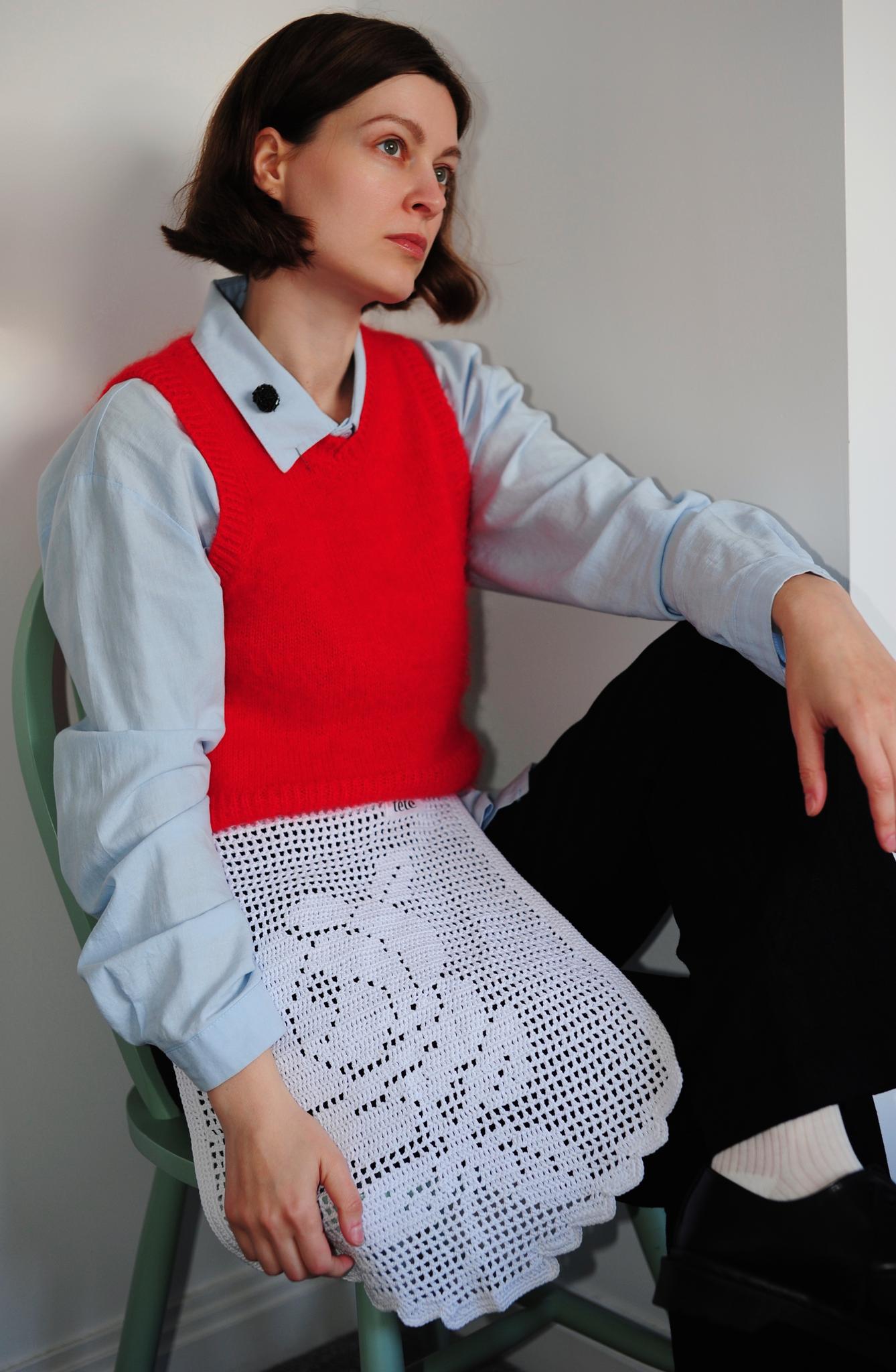 Rose apron