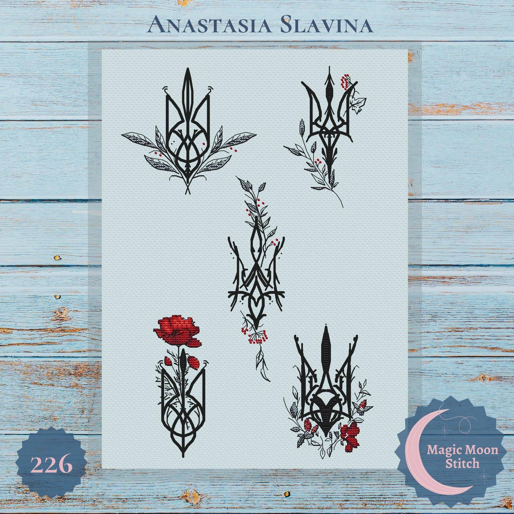 Сет "Квіткові герби України" 2