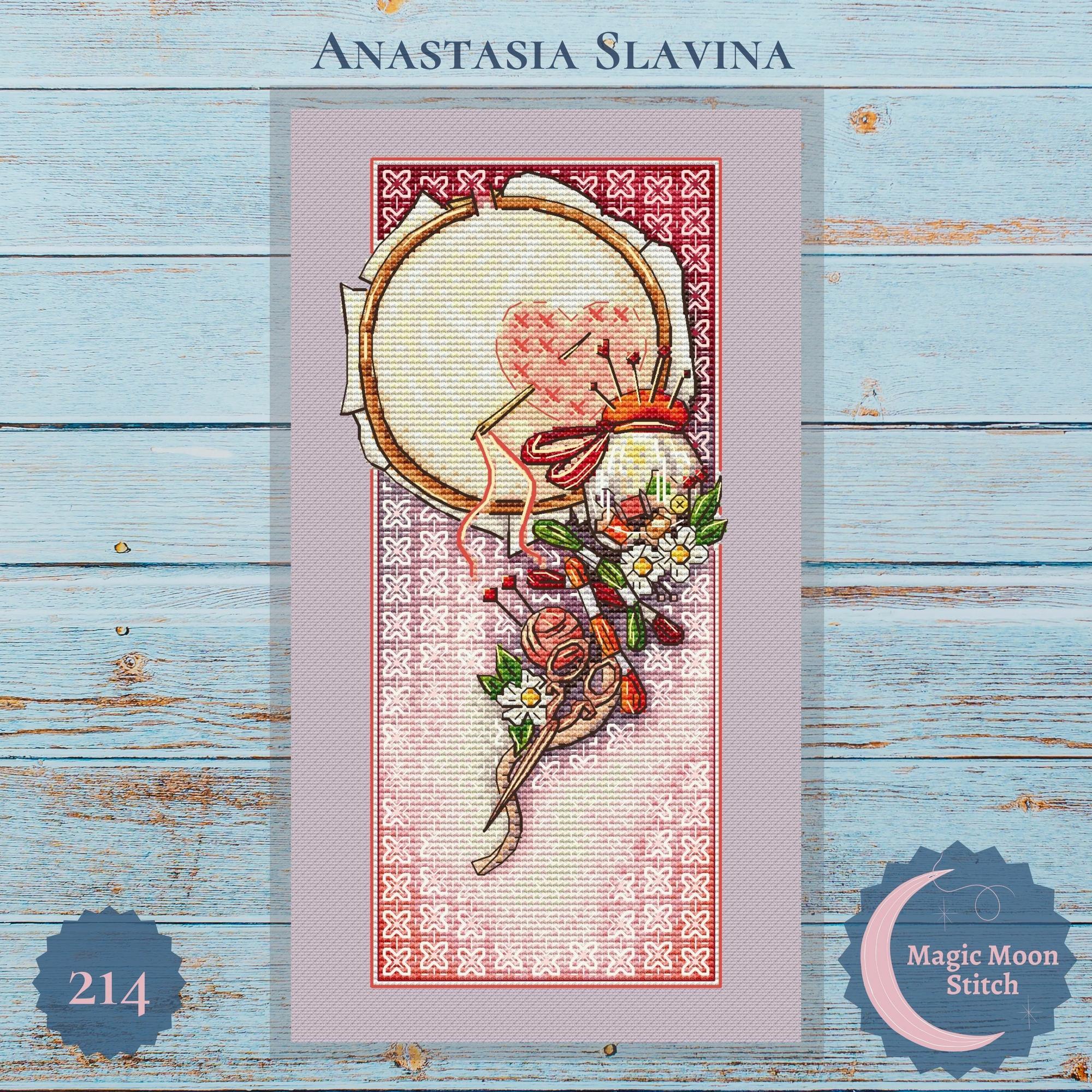 Магія в п'яльцях (червоні)