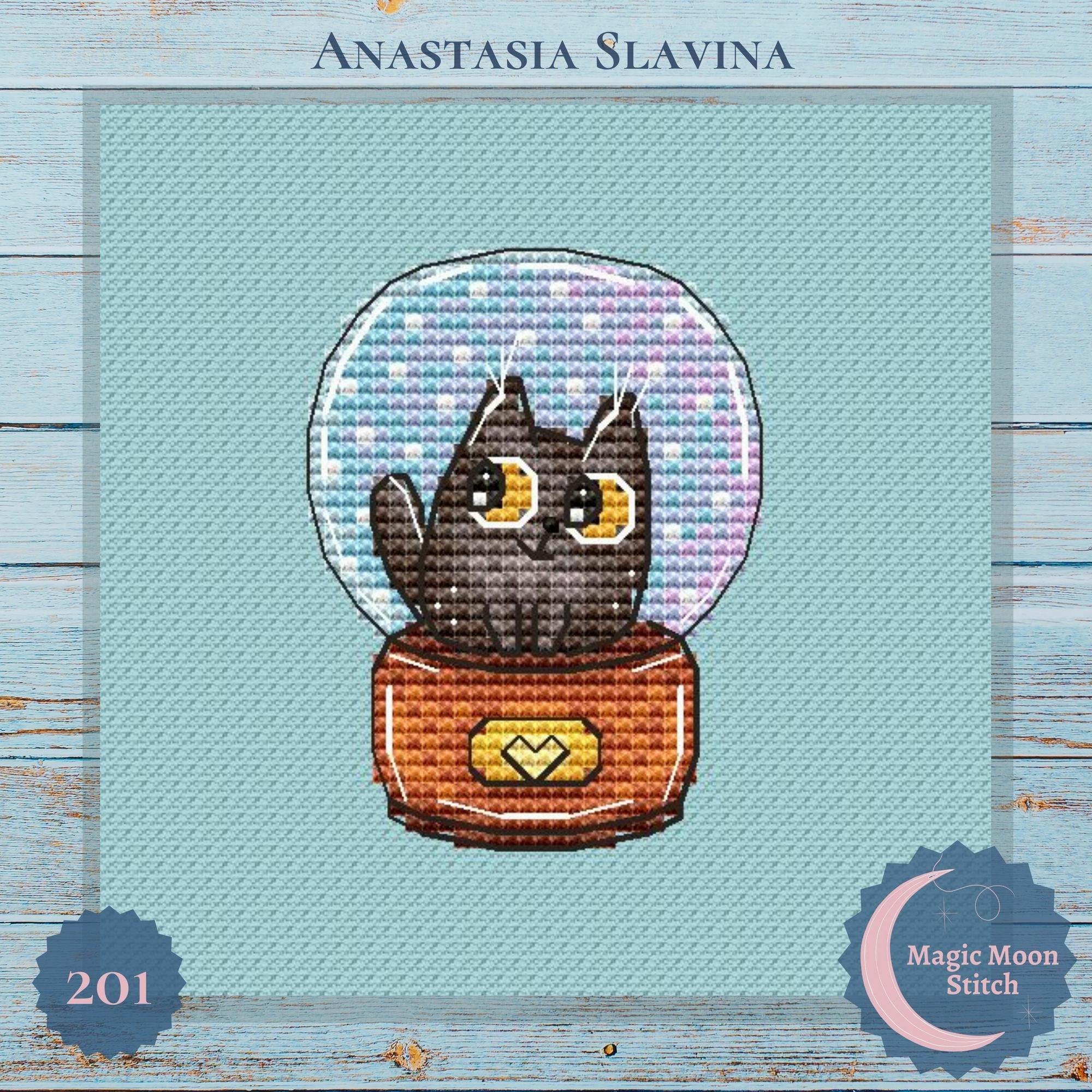 Снігова куля з котиком