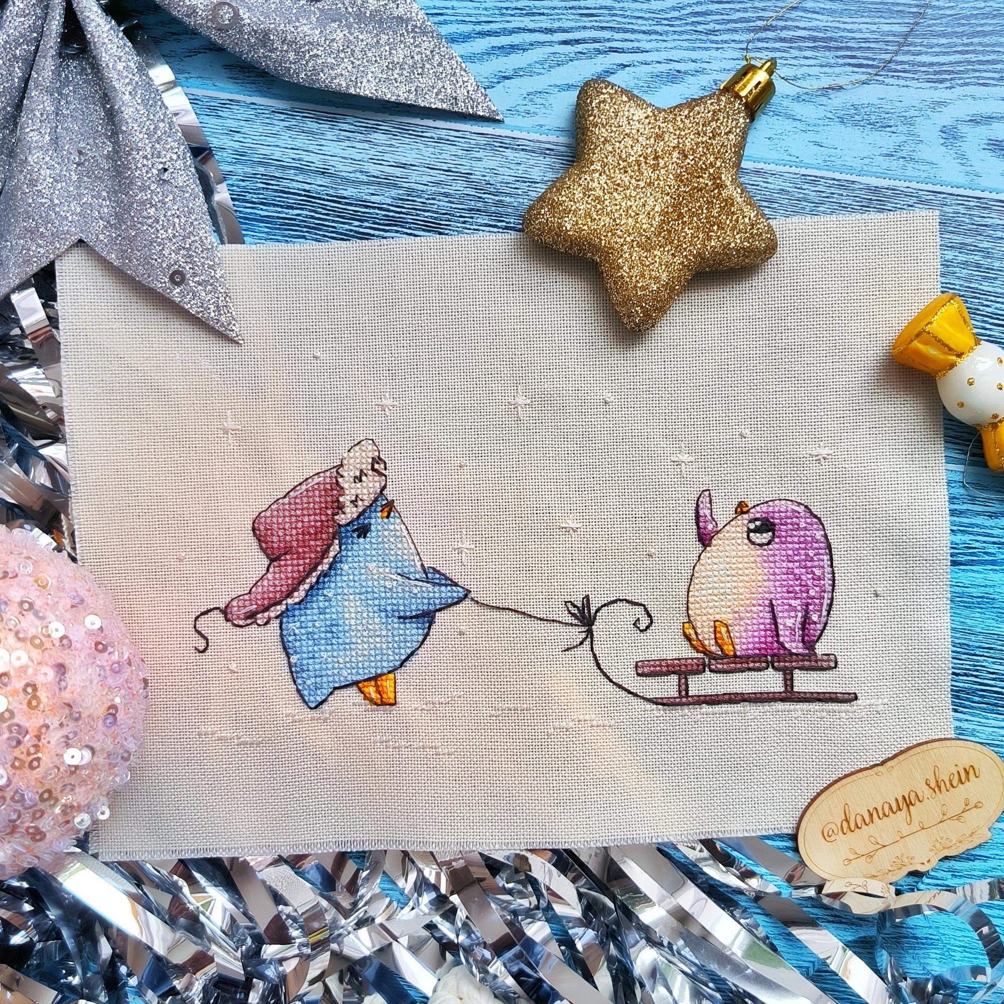 Пінгвіни на санчатах