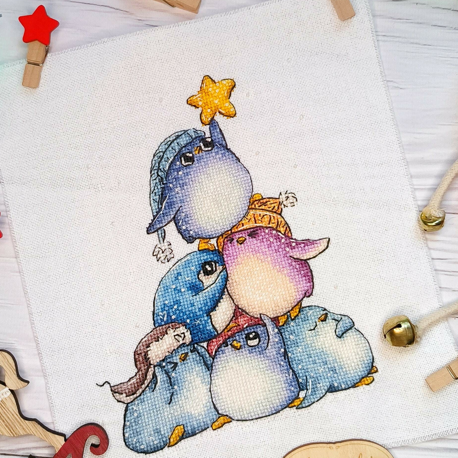 Пірамідка з пінгвінят