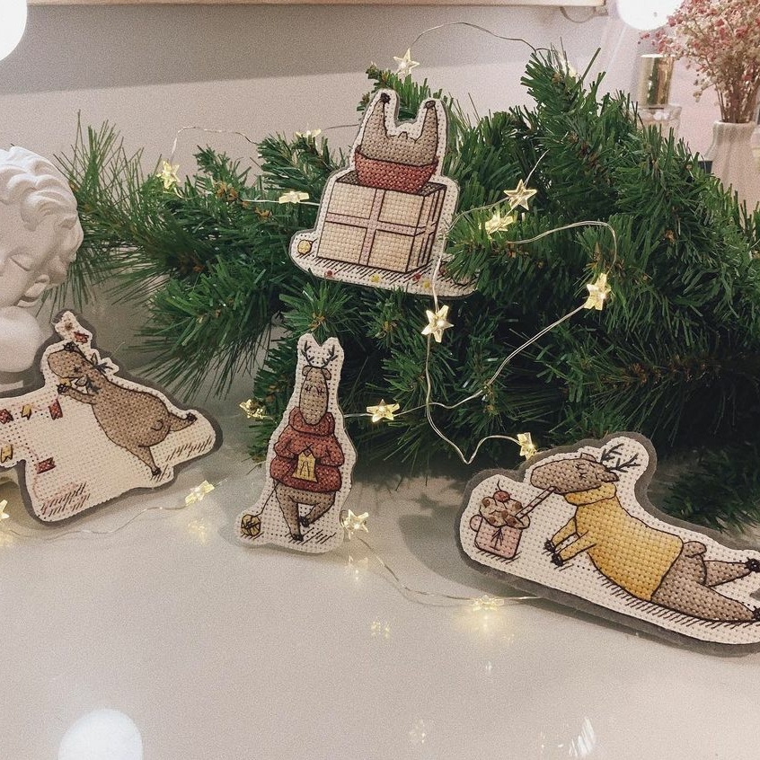 Олень та Різдвяна йога