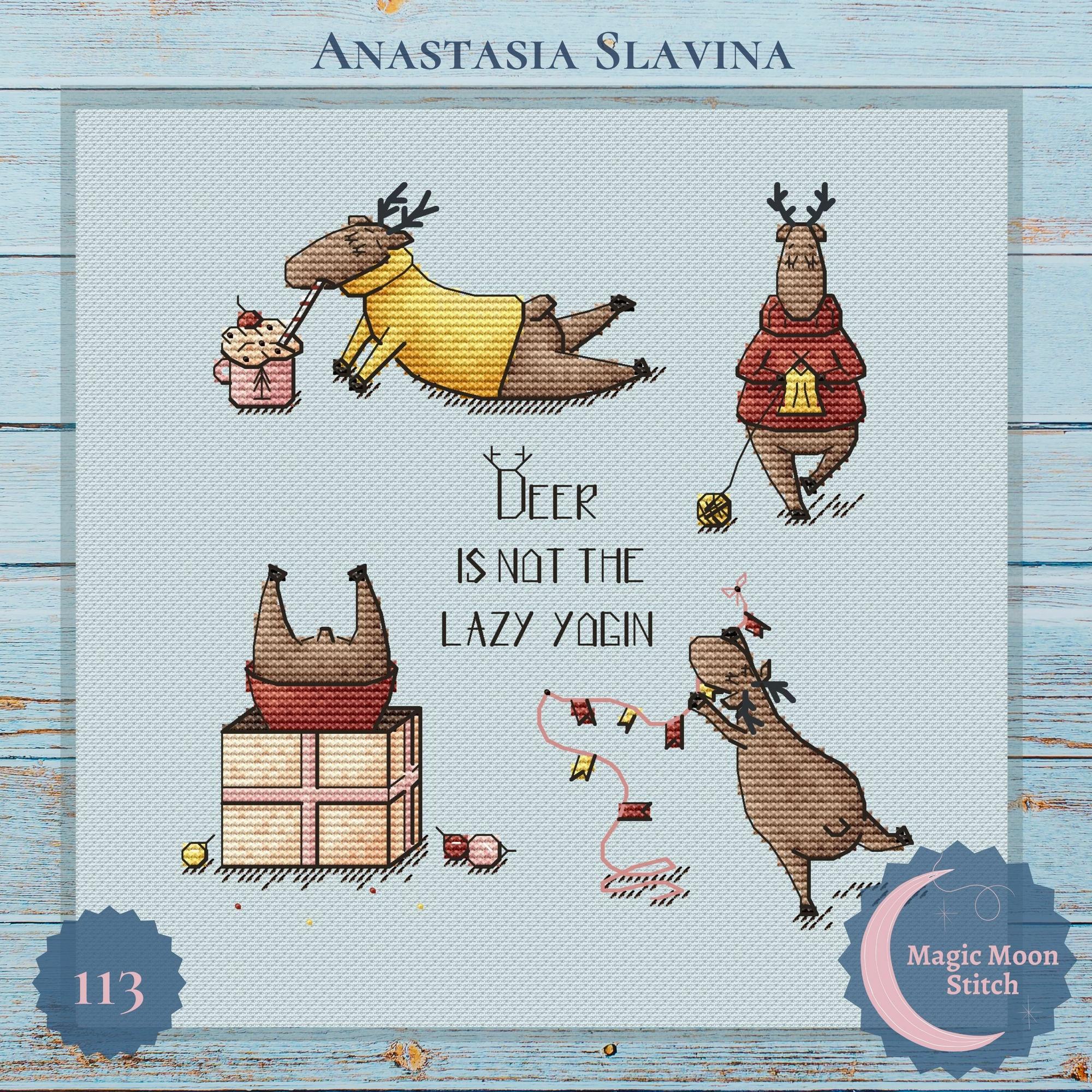 Олень та Різдвяна йога