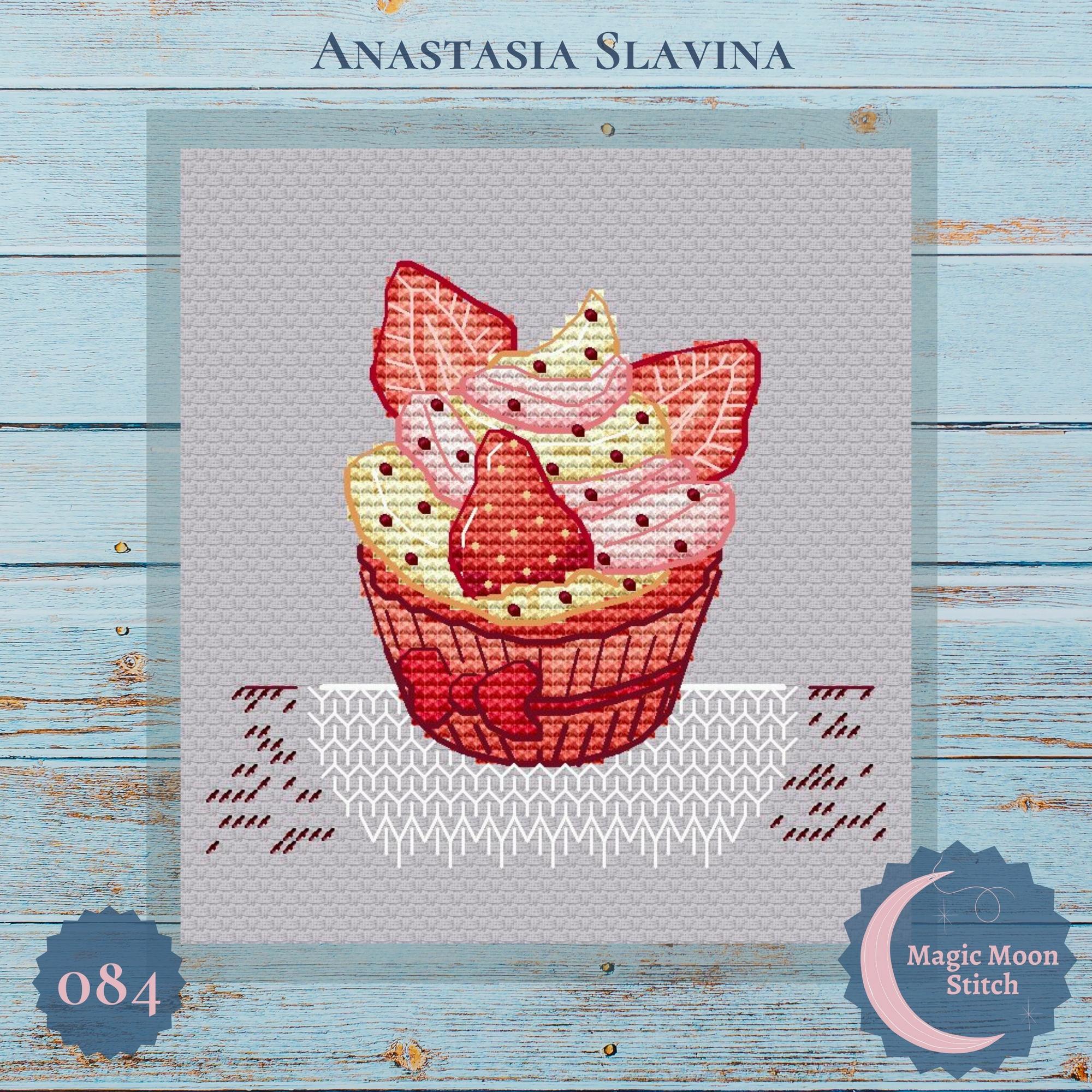 Полуничний кексик