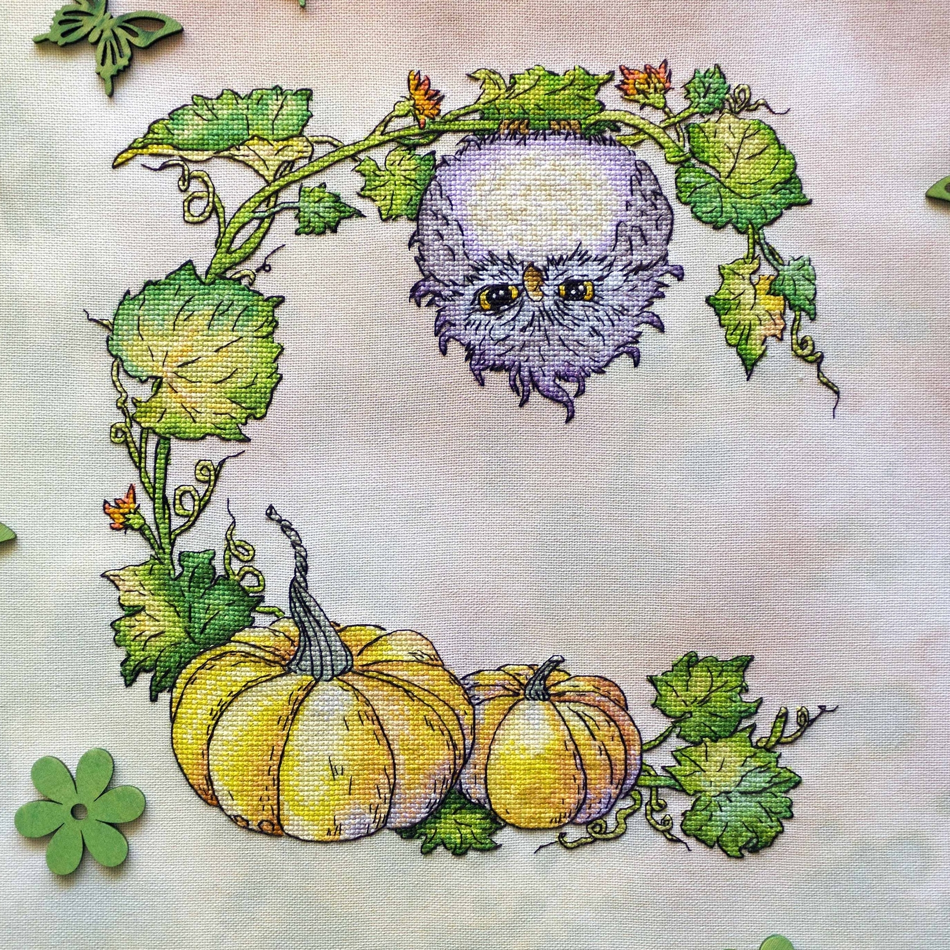 Маленький та гордий гарбузик (Осіння сова)