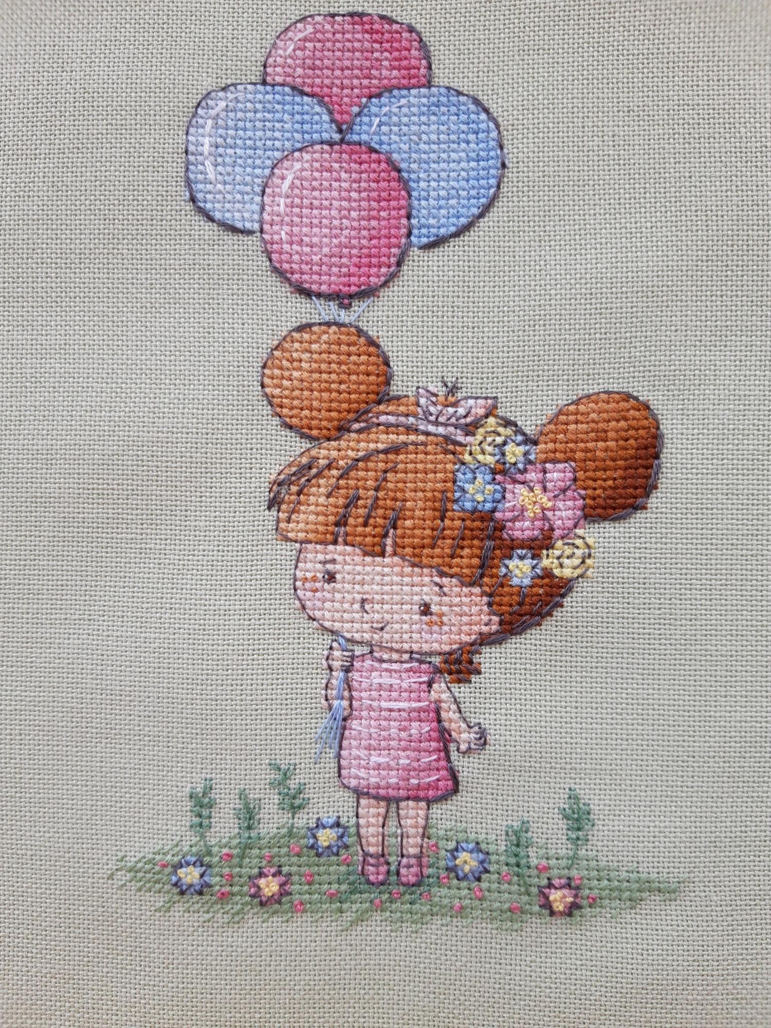 Дівчинка з кульками