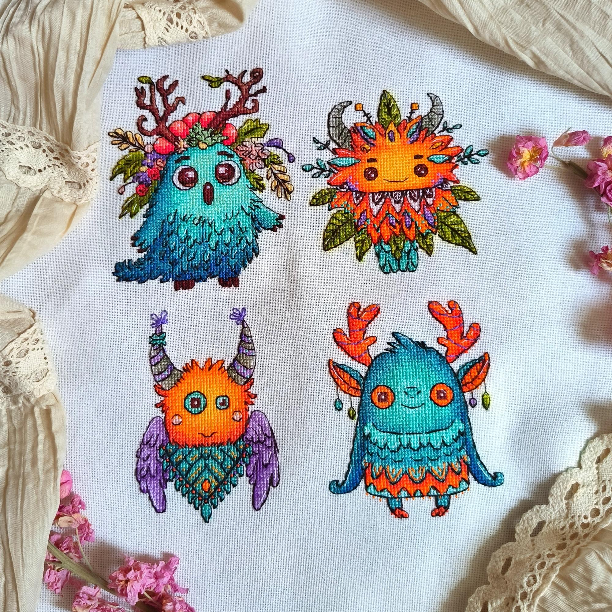 Вишивальні монстрики