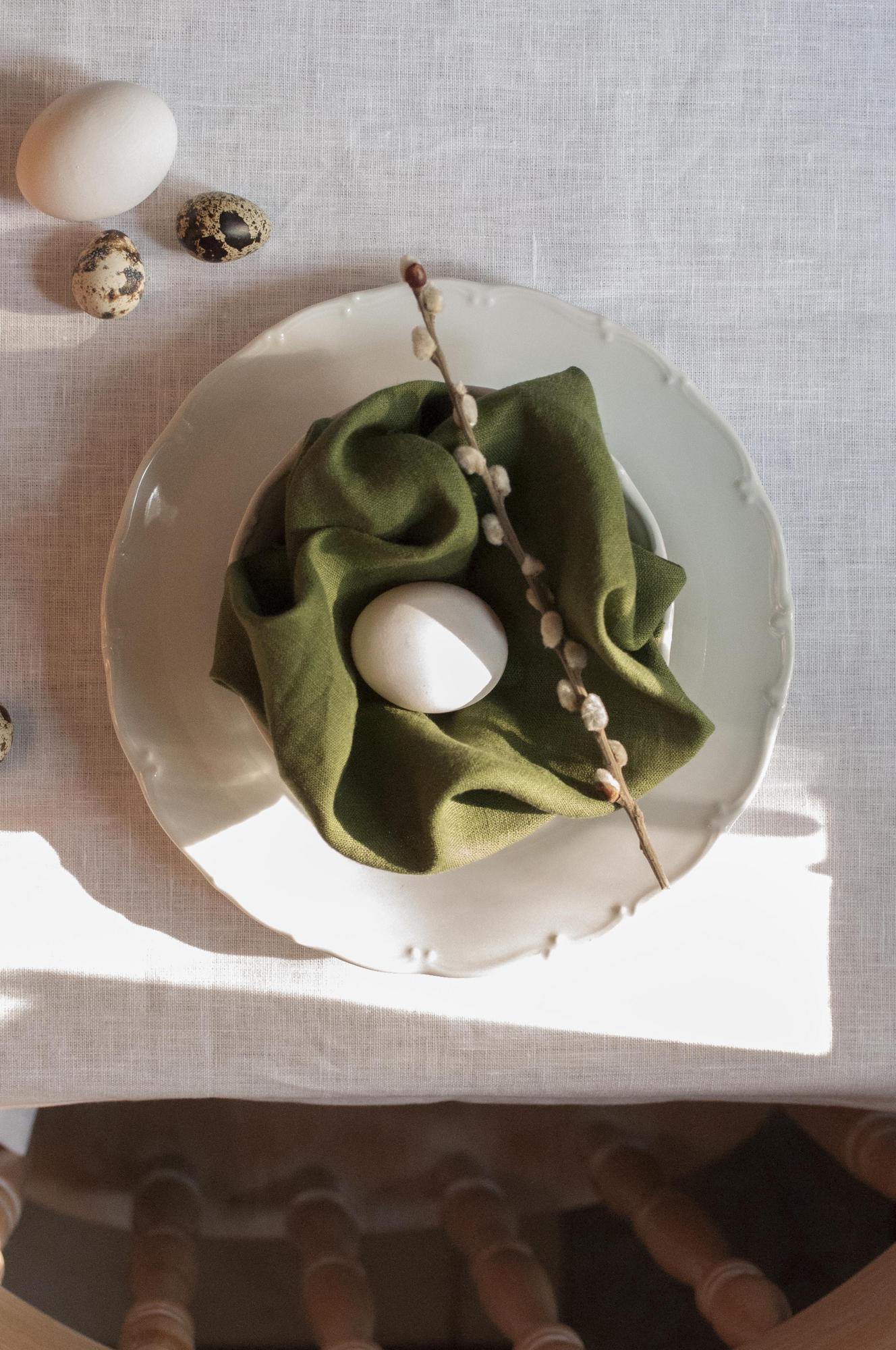 Комплект салфеток оттенок Мох