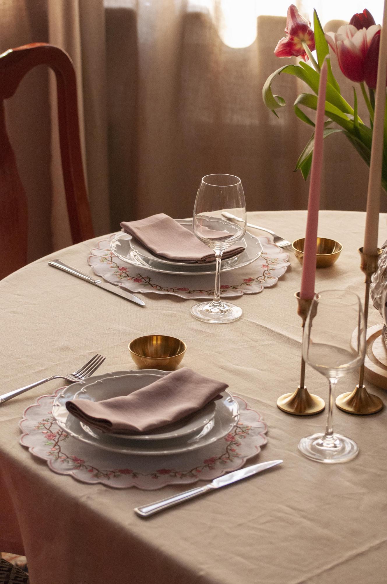 Комплект салфеток оттенок Сорбет