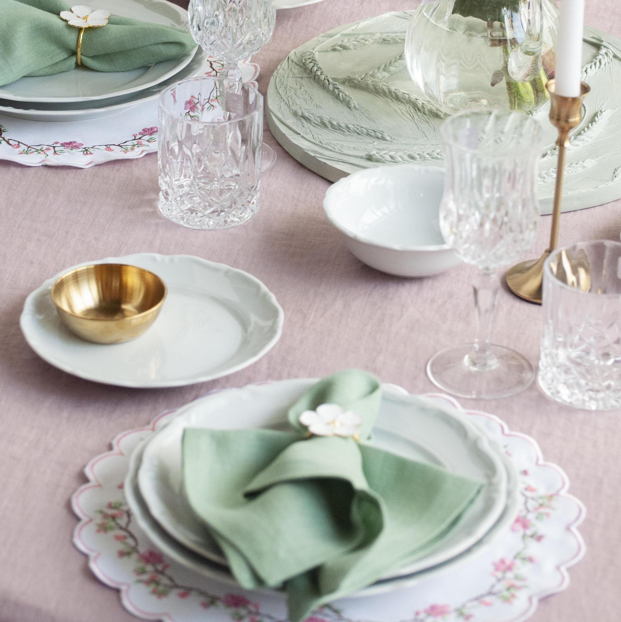 Комплект салфеток оттенок Мята