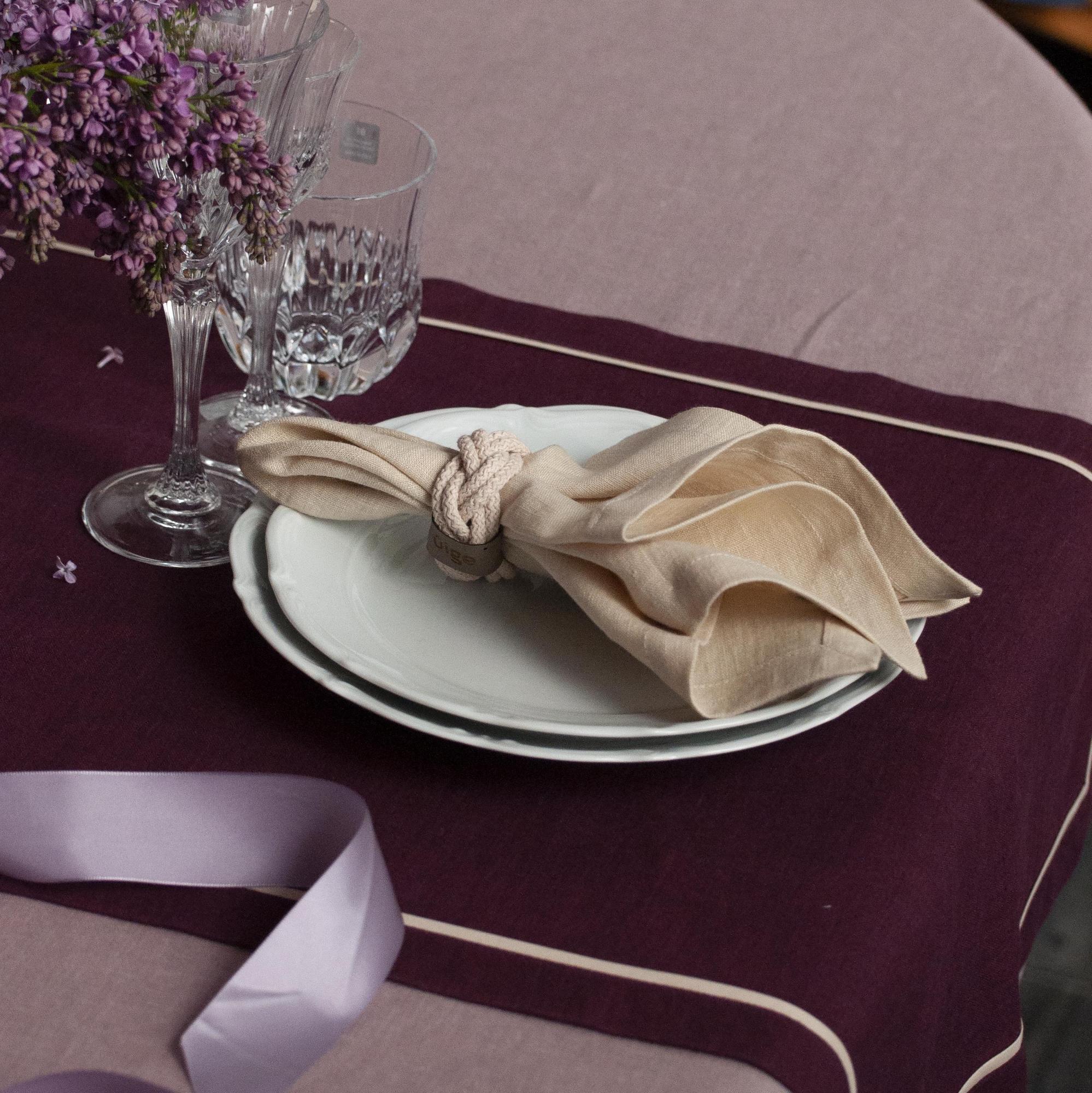 Раннер  оттенок Бордо с кантом