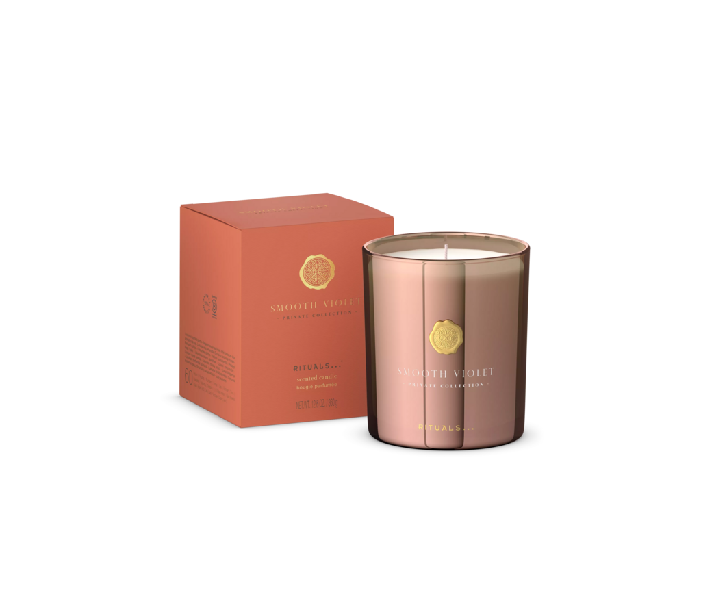 Smooth Violet Scented Candle PRIVATE COLLECTION - Ароматична свічка, 360g