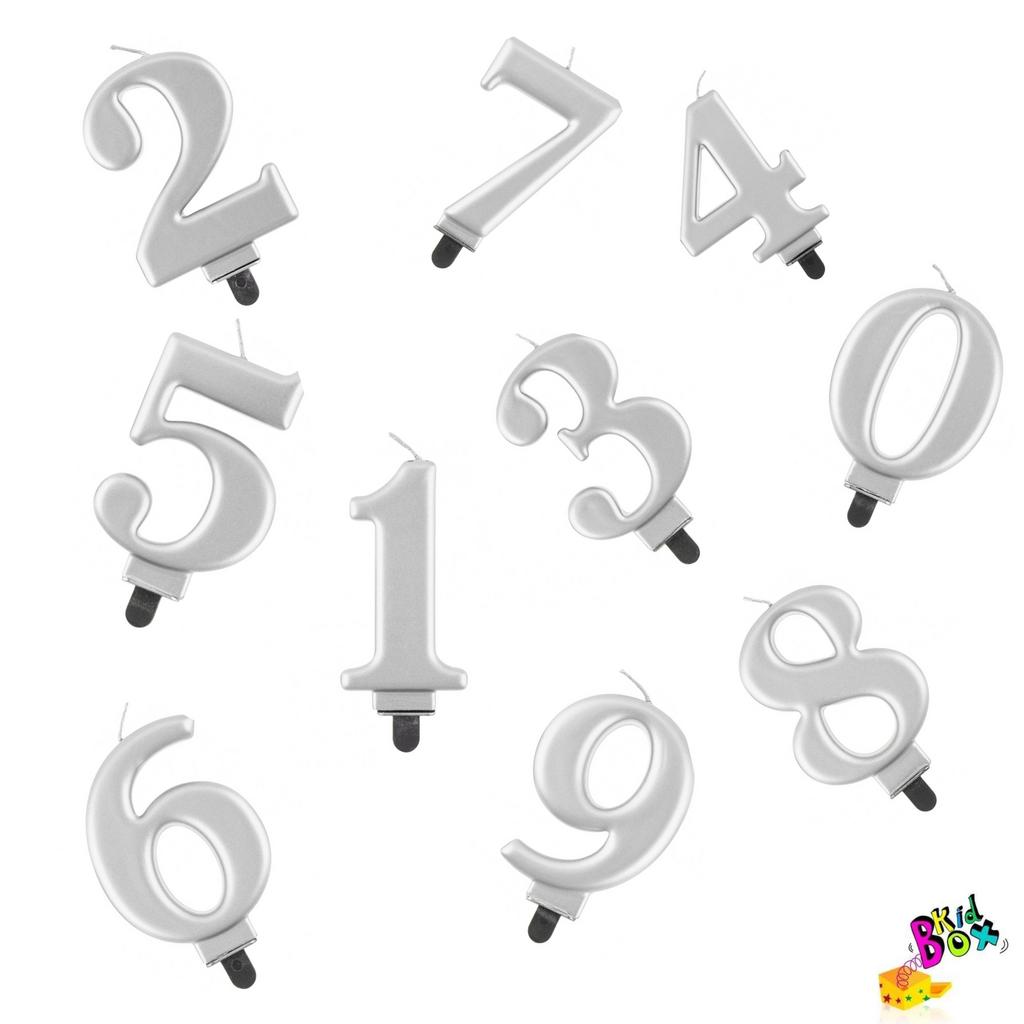 Sudraba svecīte - cipars