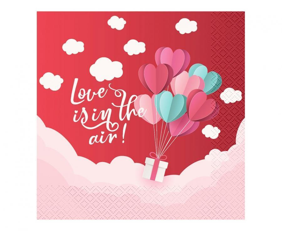 Salvetes "Lobe is in the air" 33x33 cm, 20 gab