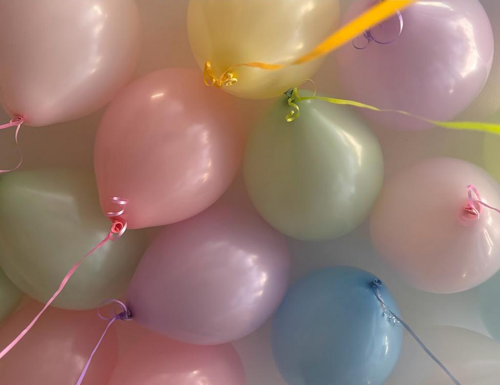 Lateksa baloni pasteļtoņos, 10 gab