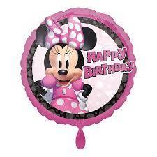 Folijas balons "Minnie Mouse, 45 cm