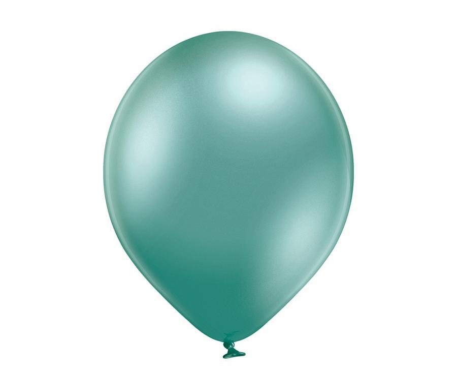 Hromēts lateksa balons zaļš, 1 gab