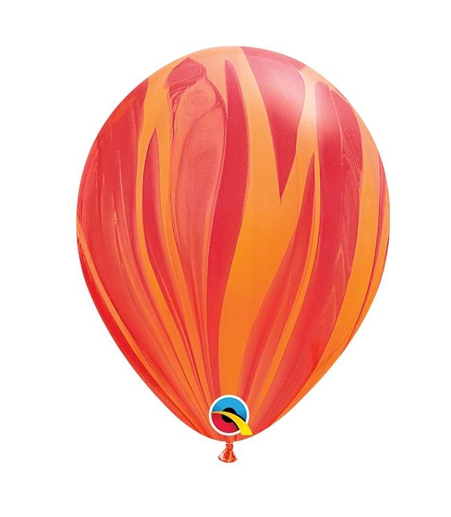 Agate lateksa balons oranžs, 1 gab