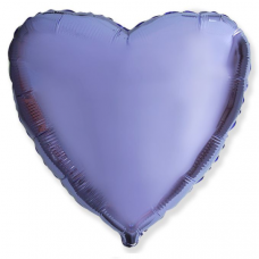 Folijas balons "Sirds" lilla 45 cm