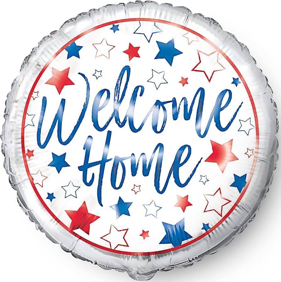 Folijas balons "Welcome home", 45 cm
