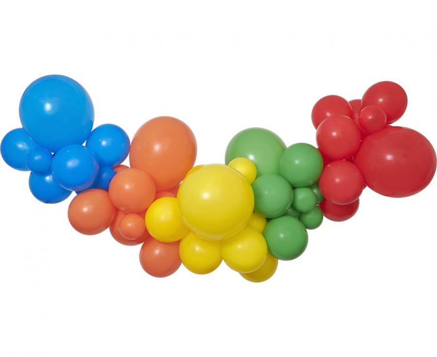 Balonu virtene "Daudzkrāsu"